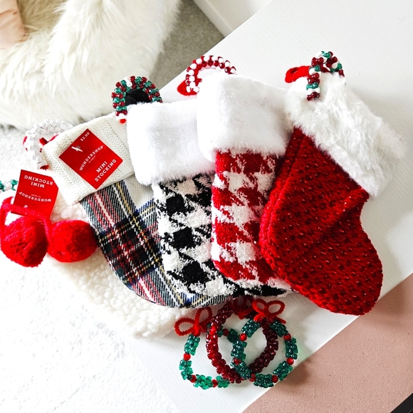 Festive Christmas Stockings Set - Picture 1 of 11